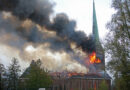 Kerk Hoogmade door heftige brand verwoest